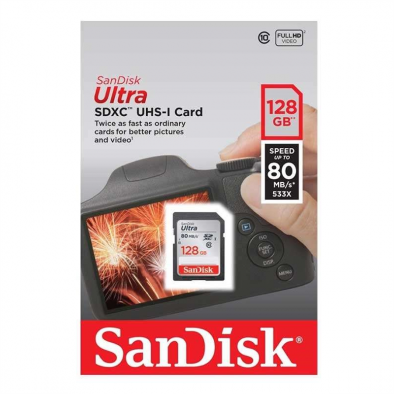 SanDisk 128GB Ultra SDXC UHS-I Card - Image 2