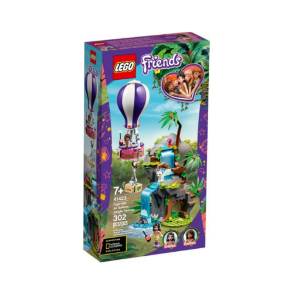 LEGO Friends Tiger Hot Air Balloon Jungle Rescue 41423 - Image 3
