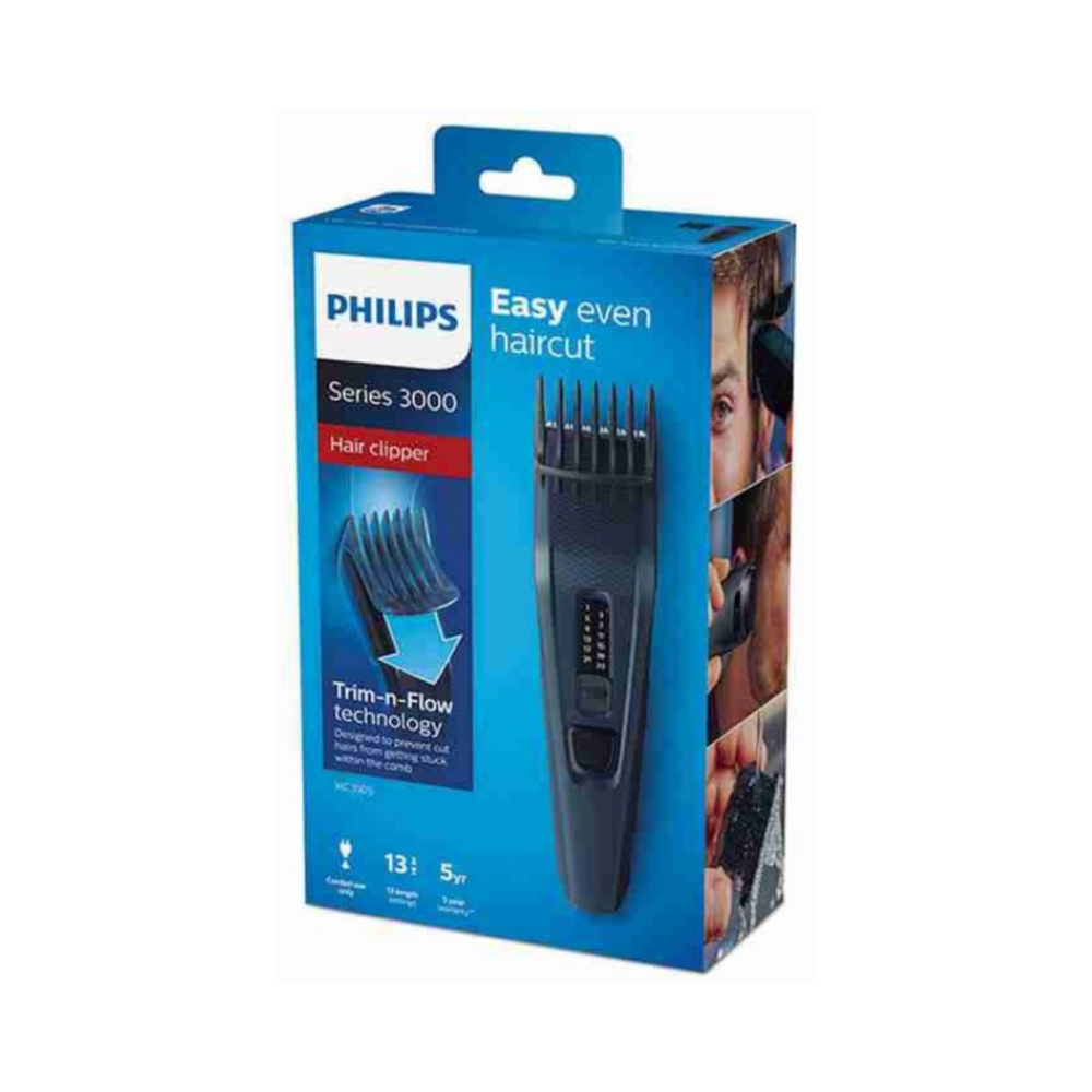 Philips Hair Clipper Series 3000 (Deep sea blue) HC3505 - Image 2