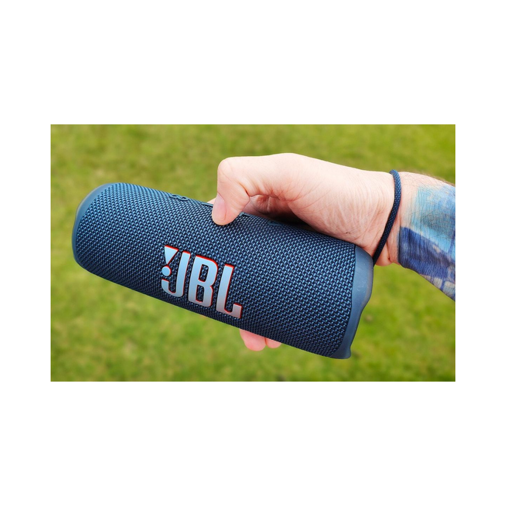 JBL Flip 6 Portable Bluetooth Waterproof Speaker (Blue) - Image 2
