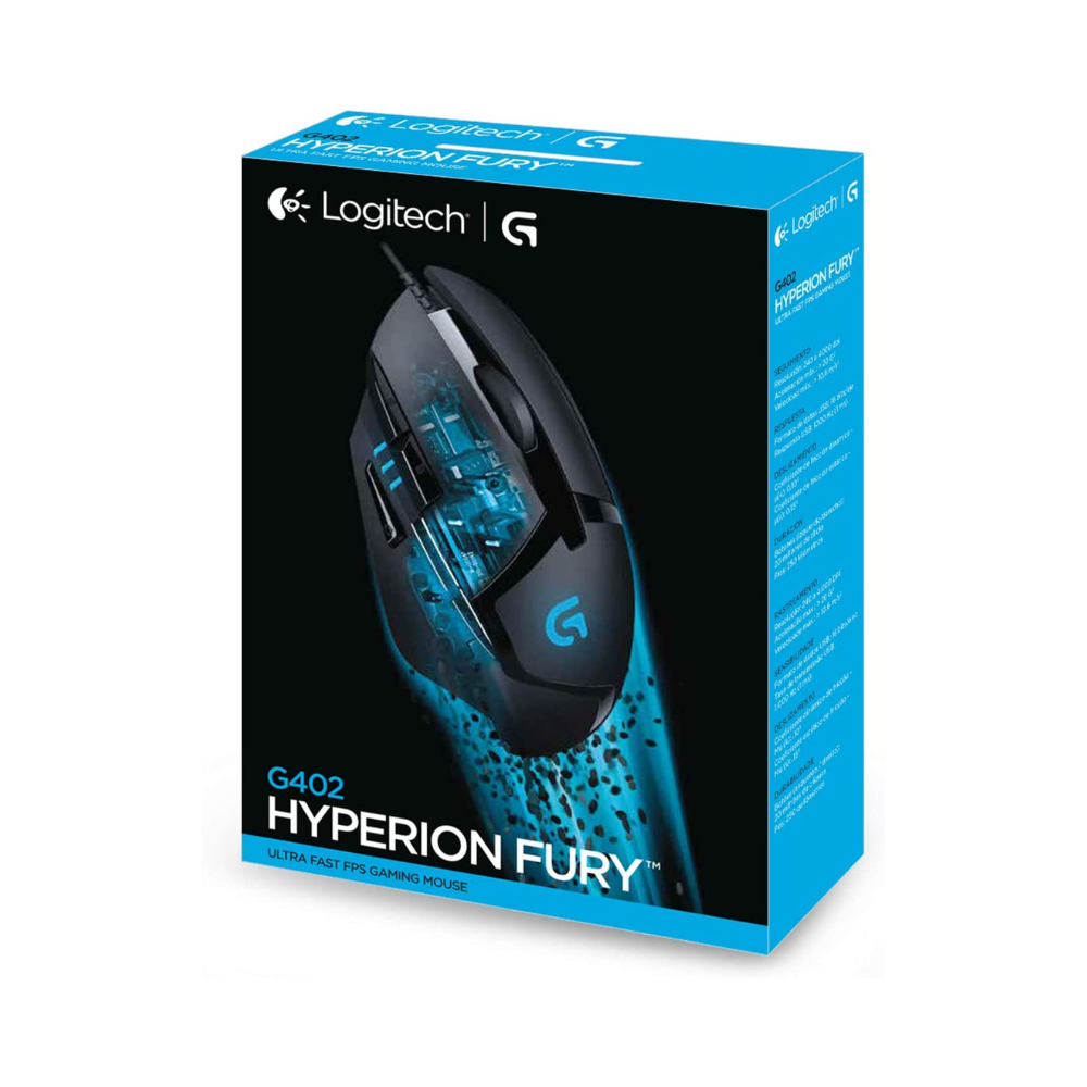 Logitech G402 Hyperion Fury Wired Gaming Mouse - Image 3
