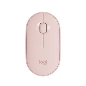Logitech Pebble Wireless Mouse with Bluetooth/USB (Rose)