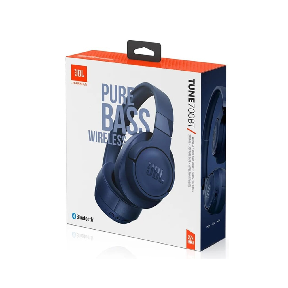 JBL Tune 700BT Wireless Over-Ear Headphone (Blue) - Image 3