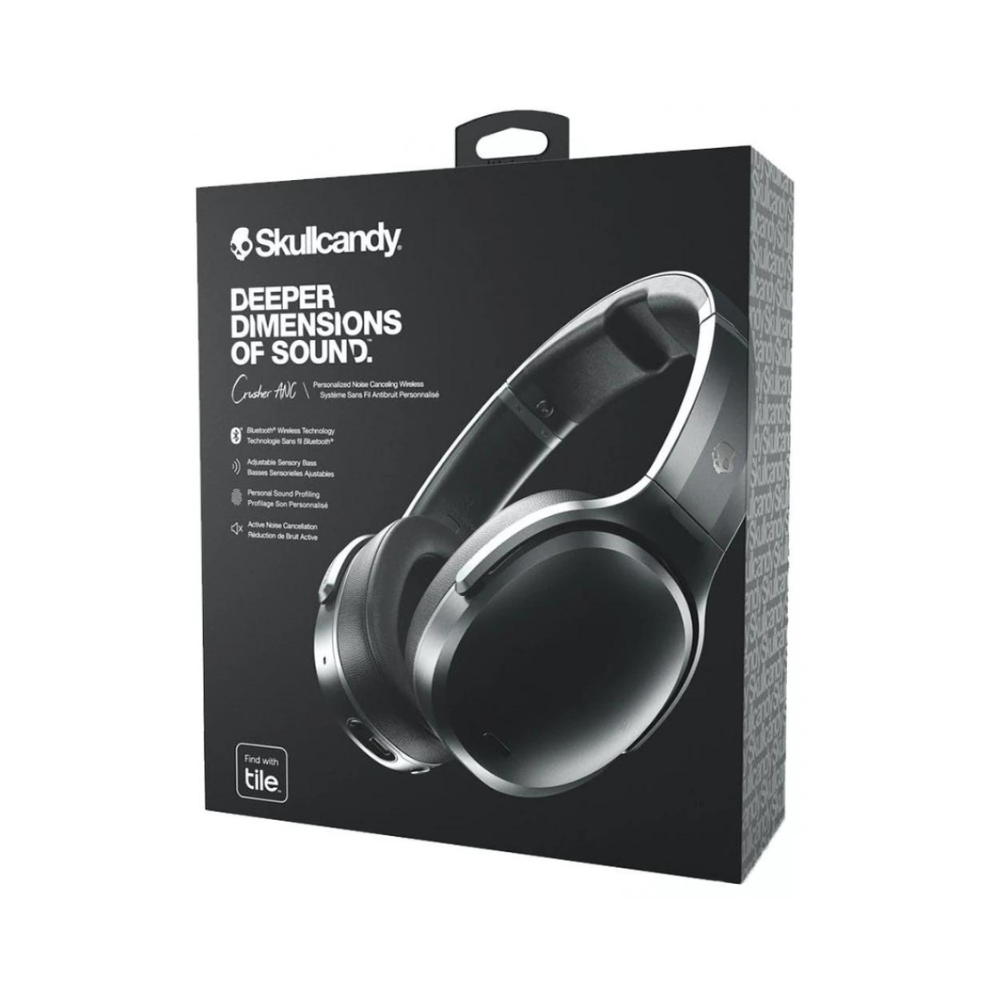 Skullcandy Crusher ANC Noise Cancelling Headphone (Black) - Image 3