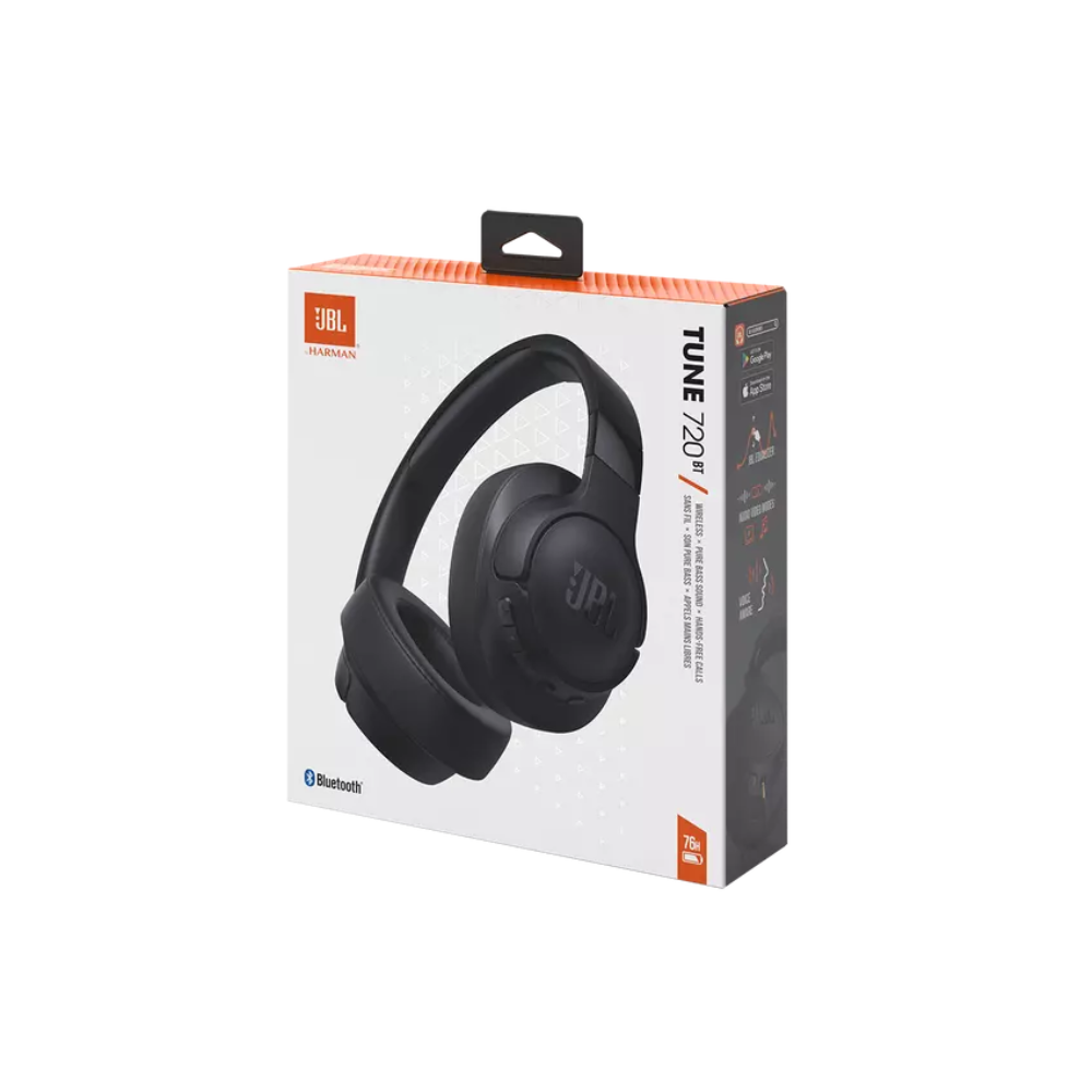 JBL Tune 720BT Wireless over-ear Headphones (Black) - Image 3