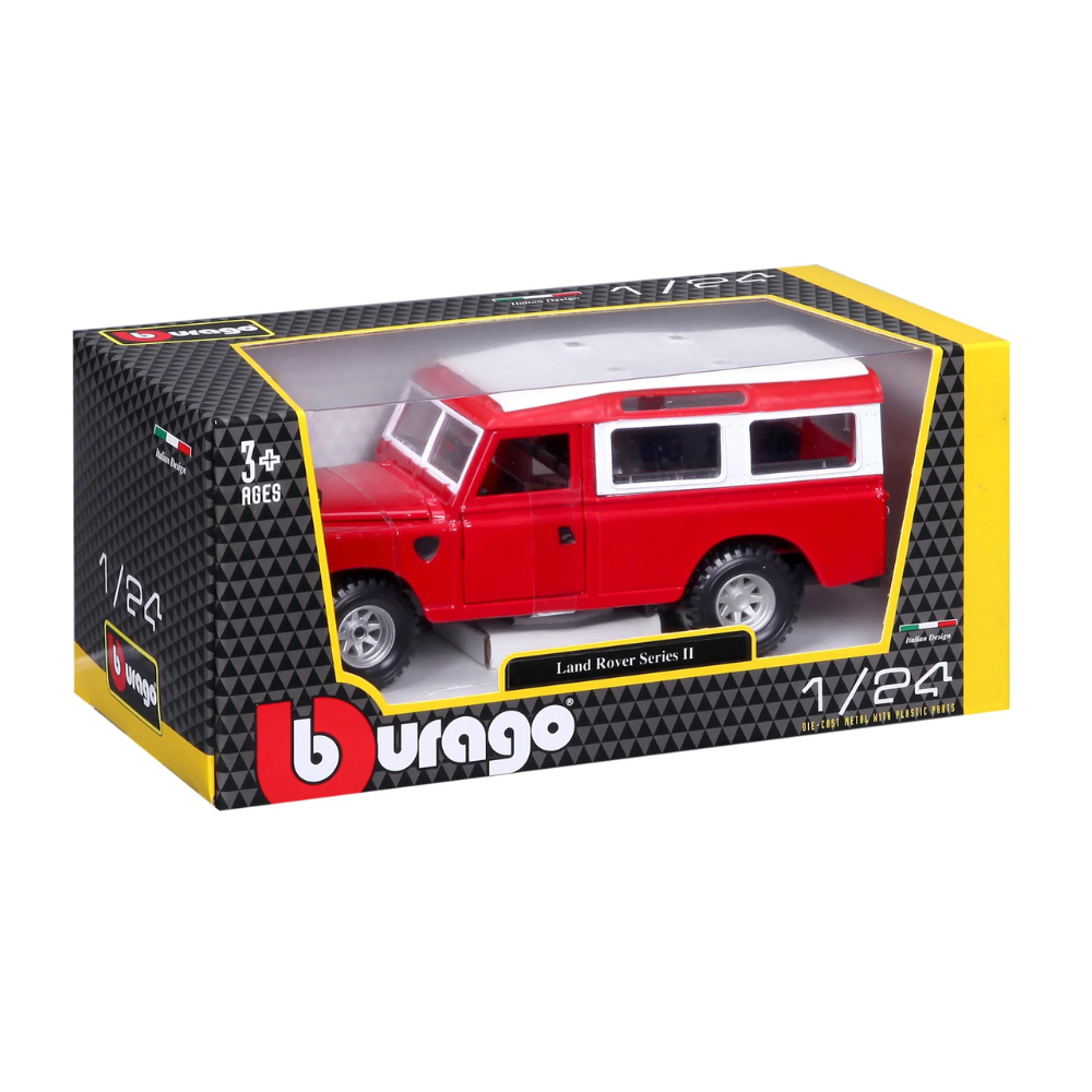 Bburago Land Rover Series II (Red)