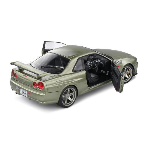 Solido 1:18 Nissan GT-R (R34) Green Metallic 1999