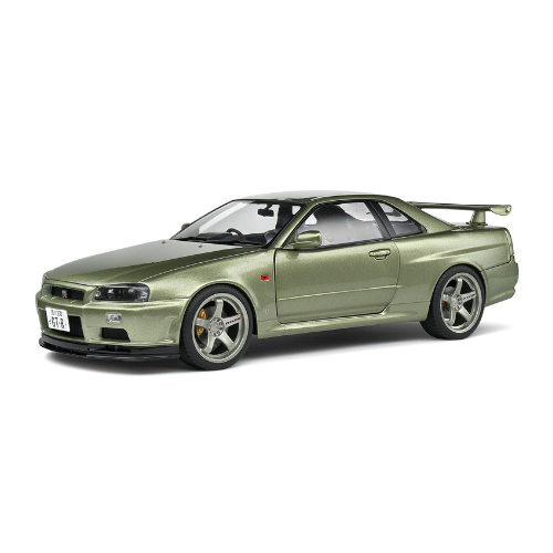 Solido 1:18 Nissan GT-R (R34) Green Metallic 1999