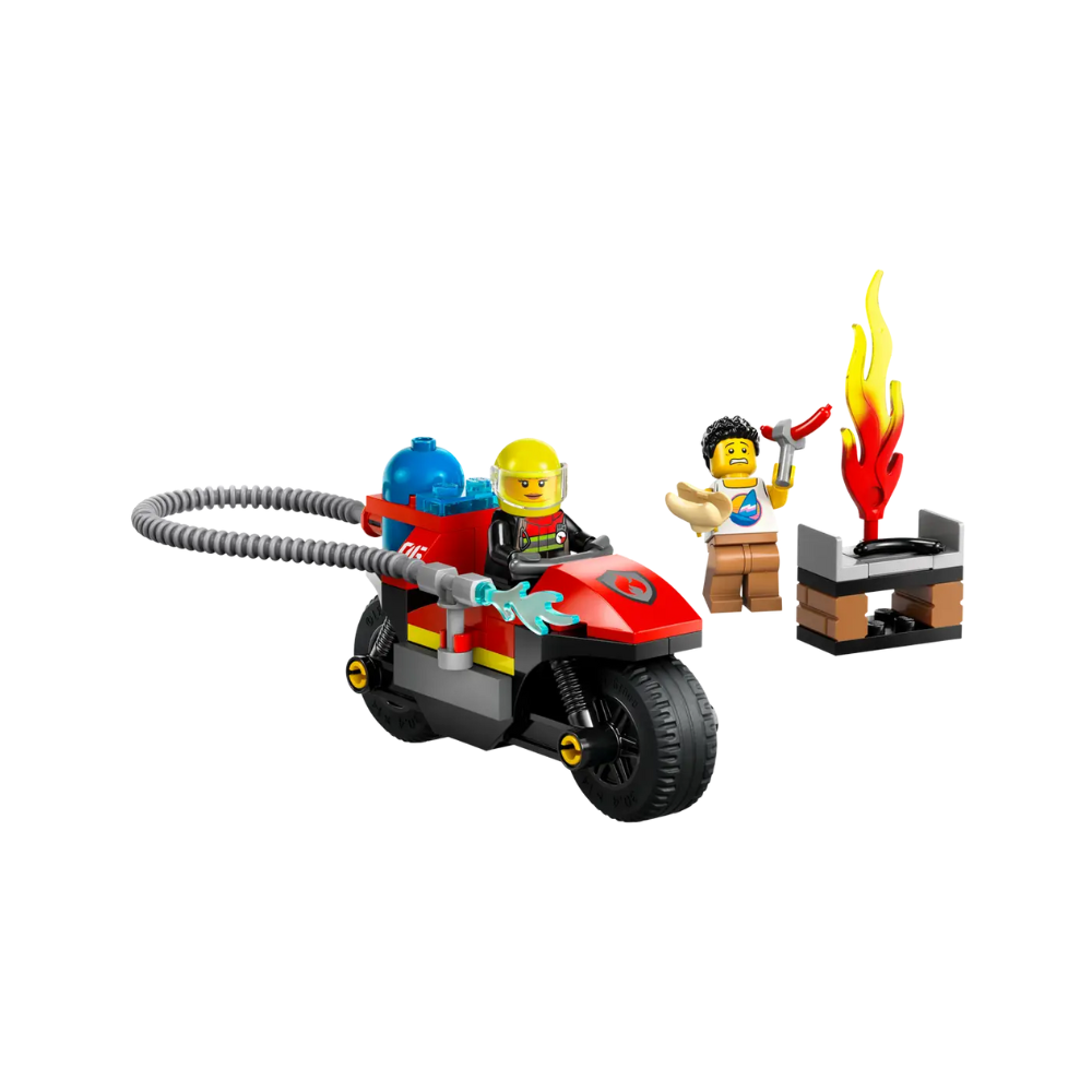 LEGO City Fire Rescue Motorcycle 60410 - Image 2