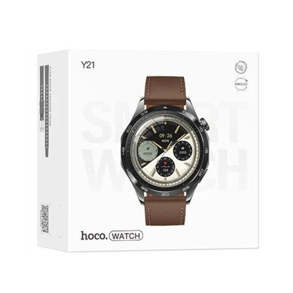 Hoco Y21 Smart Watch (Light Black)