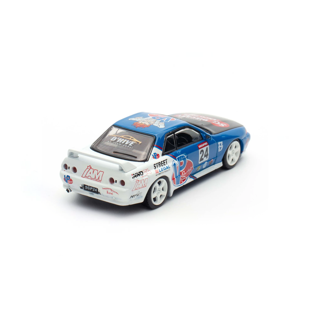 INNO64 Nissan Skyline GT-R (R32) Singapore Diecast Expo 2024 Special Edition IN64-R32-SGDE24 - Image 2