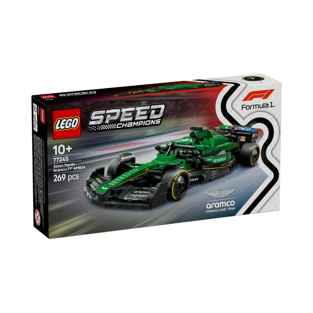 Lego Aston Martin Aramco F1 AMR24 Race Car 77245