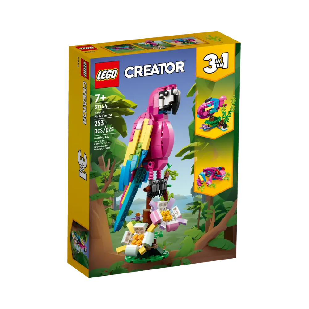 LEGO Creator 3-in-1 Exotic Pink Parrot 31144