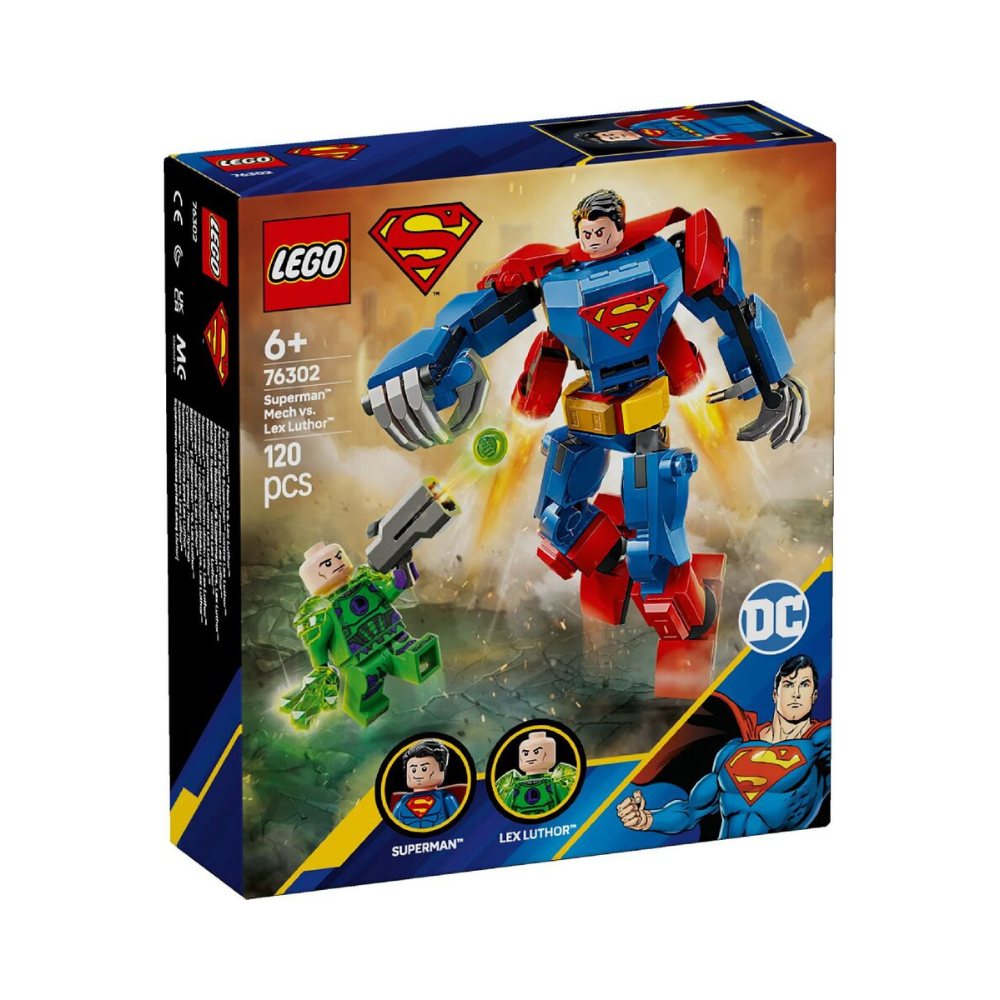 LEGO DC Superman Mech vs. Lex Luthor 76302