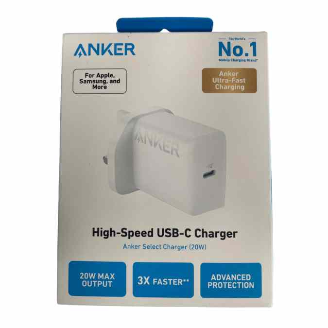 Anker 20W High-Speed USB-C Charger Brick B2347