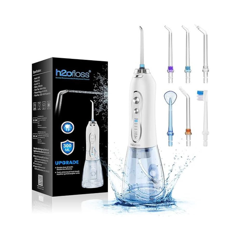 H2ofloss Portable Oral Irrigator Cordless Professional Oral Irrigator HF-6