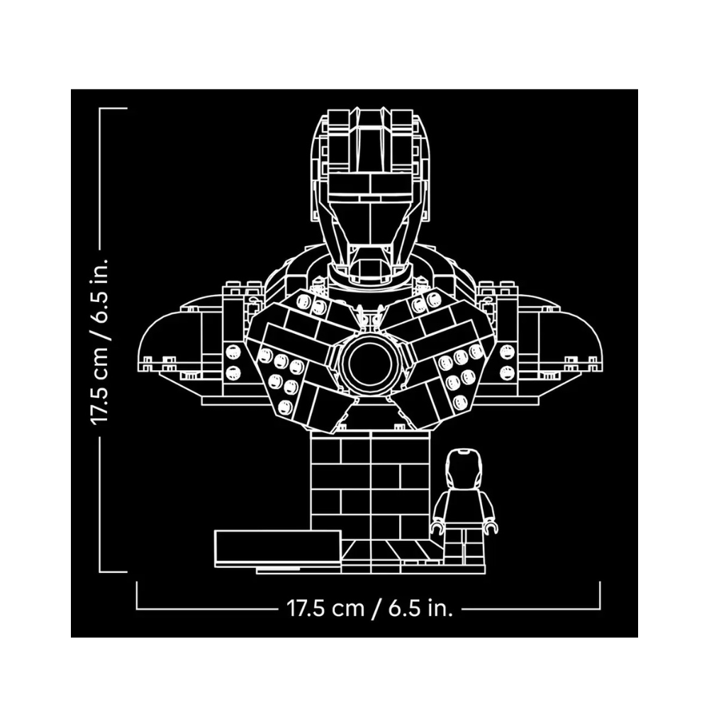 LEGO MARVEL Iron Man MK4 Bust 76327