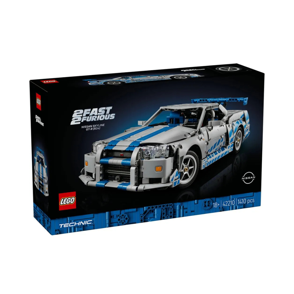 LEGO TECHNIC 2 Fast 2 Furious Nissan Skyline GT-R (R34) Car 42210