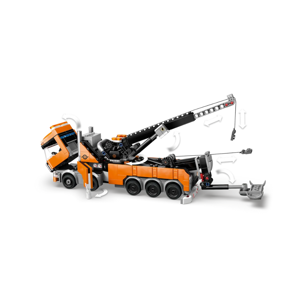 LEGO CITY Heavy-Duty Recovery Tow Truck with Crane 60467