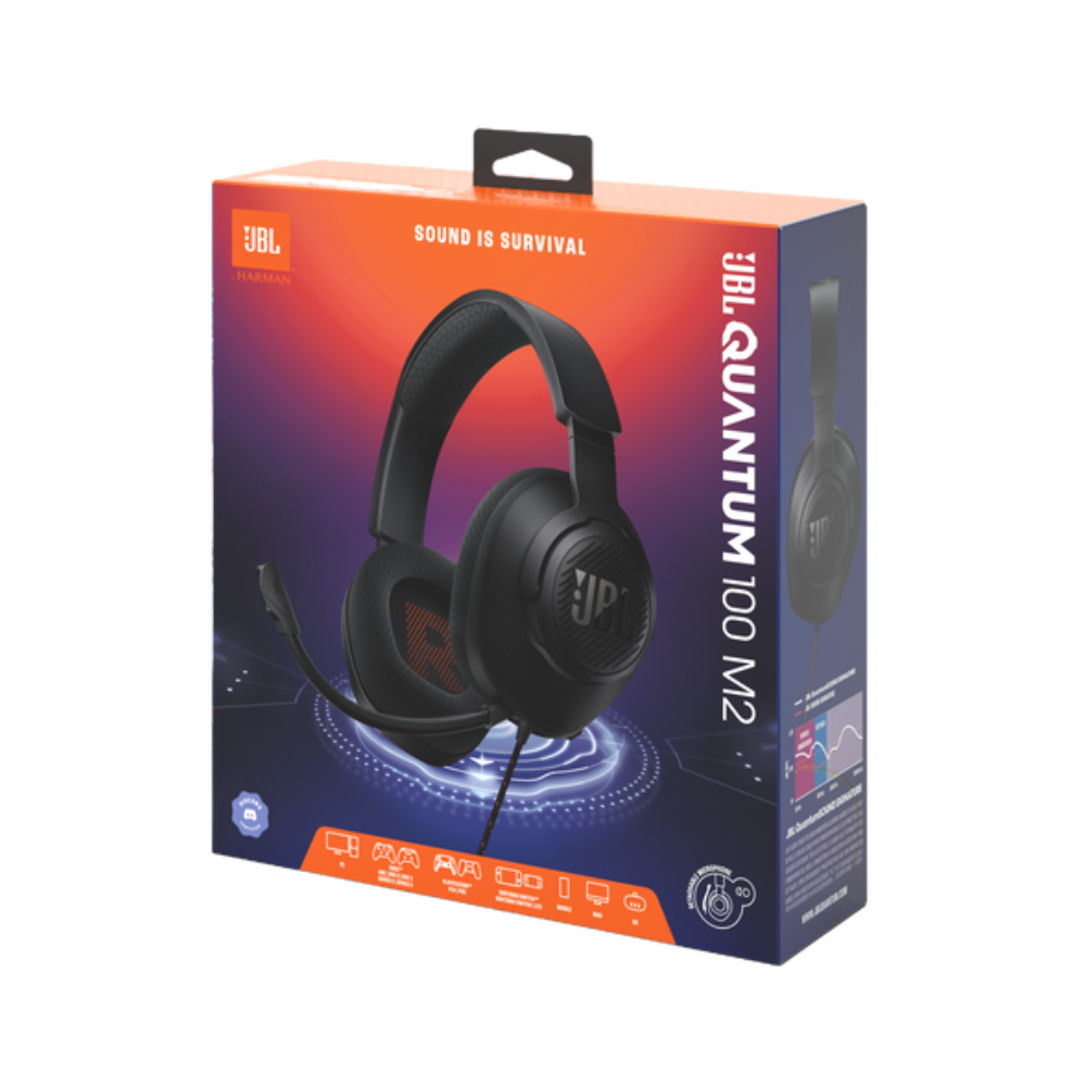 JBL Quantum 100M2 Wired Over-Ear Gaming Headset