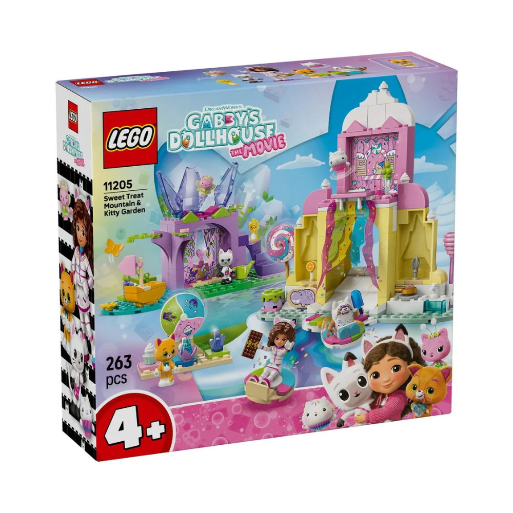 LEGO Gabby's Dollhouse Sweet Treat Mountain & Kitty Garden 11205